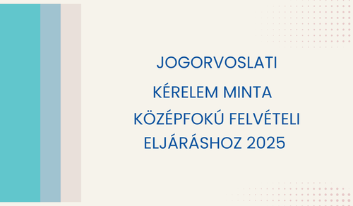 Jogorvoslati kérelem minta