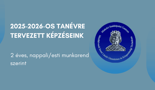 Tervezett képzéseink